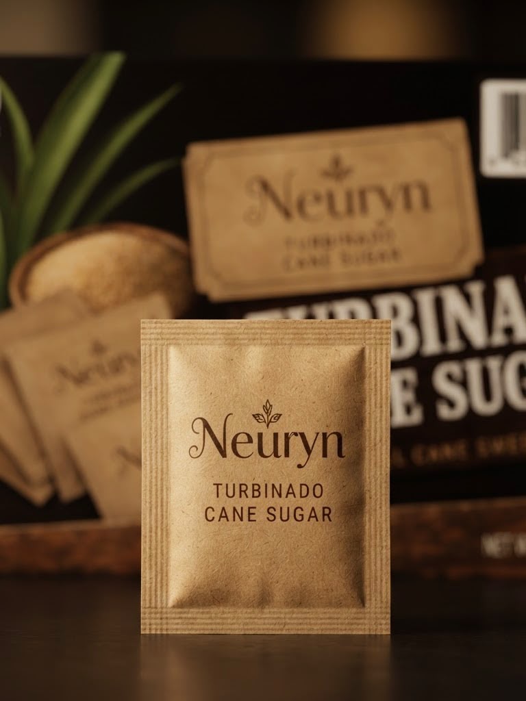 Neuryn Turbinado Cane Sugar Packets, 4.5 g, 500 Count